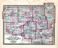 Wyandot, Crawford, Richland, Ashland, Marion, Morrow, Knox, Ohio State Atlas 1868